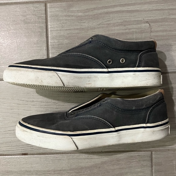 Sperry sz. 7.5M boat shoes in blue and white - Picture 3 of 7